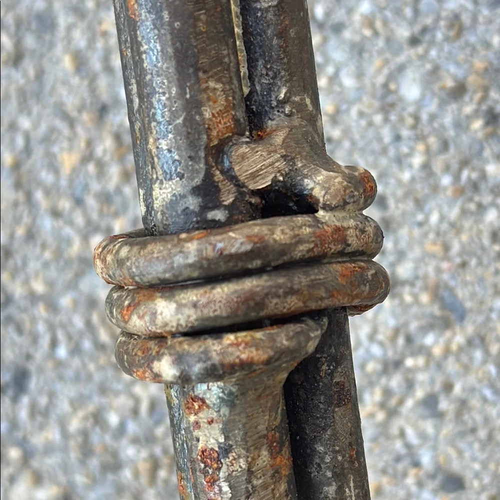 Rustic cast Iron Candle Holder, handmade with aged patina, heavy weight